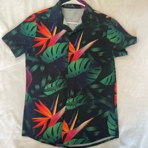 Multi- Colored Floral Men Shirt